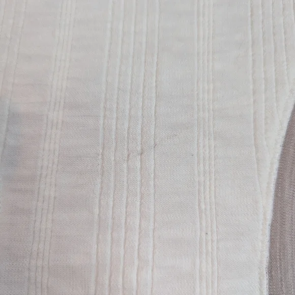 Free People We The Free Cream White Ribbed Tank Top Racerback Size Large - Picture 4 of 4